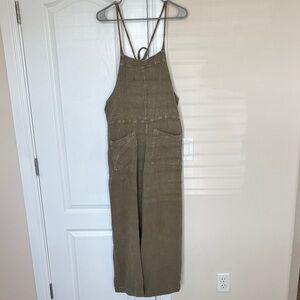 Easel Olive Green Jumpsuit